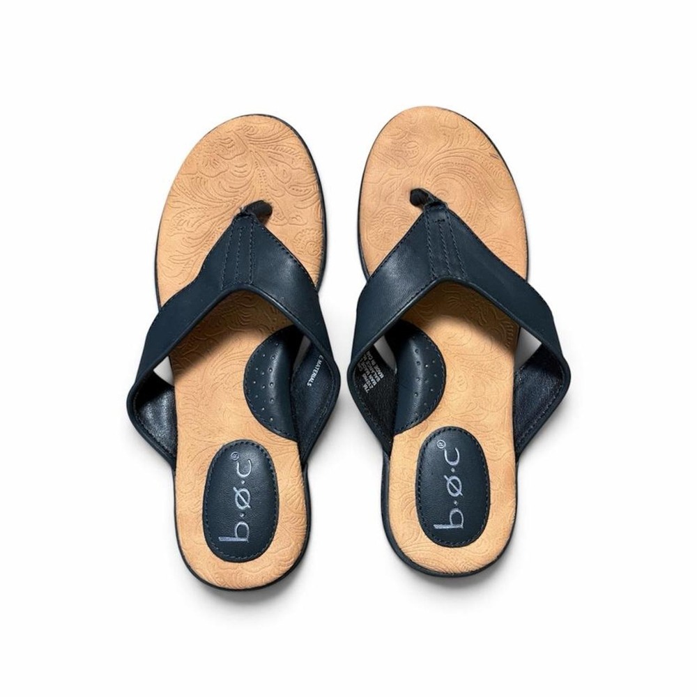B.O.C. Black Thong Sandals
